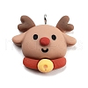 Christmas Theme Opaque Resin Pendants RESI-F054-A13-1