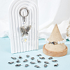 SUNNYCLUE 50Pcs Ion Plating(IP) 304 Stainless Steel Lobster Claw Clasps STAS-SC0008-89-4