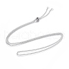 Adjustable 201 Stainless Steel Slider Necklaces X-NJEW-L156-001P-1