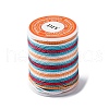 Segment Dyed Twisted Waxed Polyester Cord YC-C003-01C-1