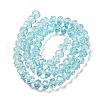 Transparent Baking Paint Glass Beads Strands X1-DGLA-A034-T8mm-D12-2