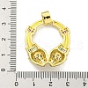 Brass Micro Pave Cubic Zirconia Pendants KK-K354-19B-G-3