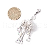 Cloud Shell Pearl Bead Pendant Decorations HJEW-TA00331-3