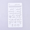Plastic Reusable Drawing Painting Stencils Templates DIY-G027-G28-2