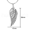 Stainless Steel Pendant Necklaces PW-WG83127-01-3