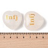 Natural Quartz Crystal Heart Engraving MBTI Figurines Statues for Home Office Desk Decorations X1-G-K353-05C-3