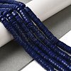 Dyed Natural Sesame Jasper Imitation Lapis Lazuli Beads Strands G-K368-A01-01-2