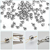 Beebeecraft 100Pcs 2 Styles Brass Crimp Beads KK-BBC0014-28P-6
