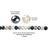 Electroplate Glass Beads Strands EGLA-YW0002-D01-4