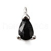 Brass Micro Pave Cubic Zirconia Pendants KK-D356-08H-P-1