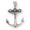 304 Stainless Steel Pendants STAS-A083-06AS-1