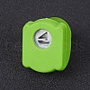 Random Single Color or Random Mixed Color Mini Plastic Craft Paper Punch Sets for Scrapbooking & Paper Crafts AJEW-L051-15-2