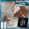 Unicraftale 100Pcs Stainless Steel Stamping Blank Tag Pendants FIND-UN0003-95B-6