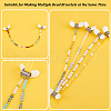 Unicraftale 6Pcs 201 Stainless Steel Mini Spring Bead Clamps for Beading Jewelry Making TOOL-UN0001-43-4