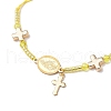 Adjustable Nylon Cord Braided Beads Bracelets BJEW-MZ00168-04-4