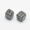 Polymer Clay Rhinestone Beads RB-P016-18-10x10mm-A-2