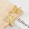 304 Stainless Steel Stud Earrings For Women EJEW-B113-01G-02-3