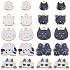 SUNNYCLUE 54Pcs 9 Styles Rack Plating Alloy Enamel Pendants ENAM-SC0004-35-1