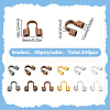 6 Colors Brass Wire Guardians and Protectors KK-LP0001-23A-2
