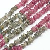 Chips Natural Tourmaline Beads Strands G-N0164-04A-1