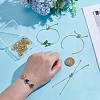 Unicraftale Brass Slider Bracelets Making MAK-UN0001-06G-3