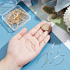 Unicraftale 50Pcs Brass Earring Hooks KK-UN0002-80-2