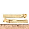 304 Stainless Steel Stud Earrings EJEW-Z098-02G-5