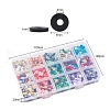 2400Pcs 15 Colors Handmade Polymer Clay Beads CLAY-YW0001-27A-3