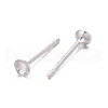 925 Sterling Silver Ear Stud Findings STER-K167-043A-S-6