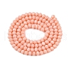 Opaque Solid Color Imitation Jade Glass Beads Strands EGLA-A044-P3mm-D33-3