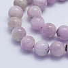 Natural Kunzite Beads Strands G-L478-11-10mm-2