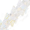 Transparent Glass Beads Strands GLAA-F114-04E-1