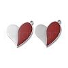 304 Stainless Steel Pendants STAS-C083-05P-01-1