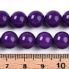 Natural Lepidolite/Purple Mica Stone Beads Strands G-T140-10mm-06-5