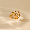 Round Beaded Brass Adjustable Finger Rings FS-WG25FED-01-3