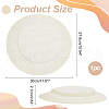 Imitation Linen Cloth Hat Fascinator Base AJEW-WH0314-493-2