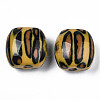 Two Tone Acrylic Beads OACR-S038-021-1