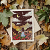 Girl & Tree of Life Custom PVC Stamps DIY-WH0582-0003-4