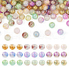  180Pcs 9 Colors Baking Painted Crackle Glass Beads DGLA-TA0001-06-2