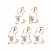 Alloy Enamel Pendants ENAM-N054-66D-NR-1