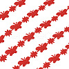 20 Yards Malan Flower and Butterfly Polyester Lace Trim OCOR-TAC0016-18E-3
