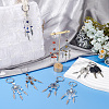   Natural & Synthetic Gemstone Keychain KEYC-PH0002-01-5