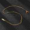 304 Stainless Steel Satellite Chains Bracelets for Women BJEW-Q051-01G-2