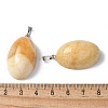 Natural Topaz Jade Pendants G-A259-03P-03-3