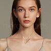 FIBLOOM 3Pcs 3 Colors Stainless Steel Guitar Pendant Necklaces Set for Women Men NJEW-FI0001-36-7