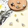 12Pcs 4 Styles Alloy Magnetic Clasps with Loops FIND-YW0005-56-3