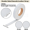 2M PVC Double Face Imitation Leather Ribbons SRIB-WH0011-127A-05-2