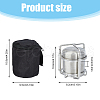 Portable Stainless Steel with Iron Liquid Alcohol Stoves for Camping AJEW-WH0314-339-2