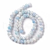 Faceted Electroplated Glass Beads Strands GLAA-C023-02A-3