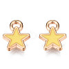 Alloy Enamel Star Charms ENAM-N054-69D-NR-2